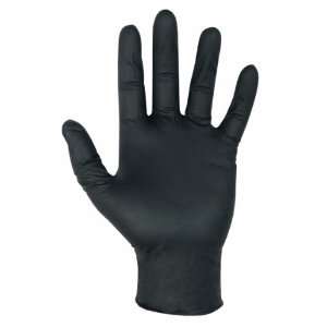 Custom LeatherCraft 2337L Powder Free Nitrile Disposable Gloves, Large