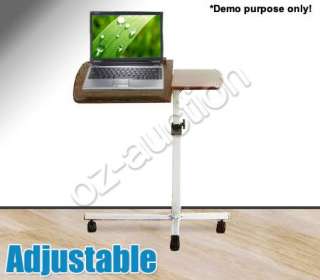 Brand New Portable Adjustable Laptop Table Desk Trolley with Caster 