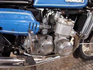 This rare & much sought after 1973 Suzuki GT750K triple sportbike has 