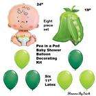 BALLOONS SWEET PEA in a pod BABY SHOWER