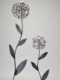 formano Wanddeko Blume silber 60cm Neuheit  