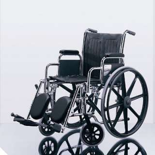 Medline Excel Narrow Wheelchair 16 w/ Foot Rests  