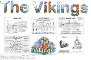   VIKINGS DISPLAY   Heading posters wordmat Primary Teaching Resources