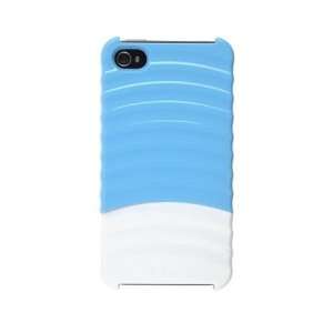  iFrogz Pulse Case for iPhone 4   Blue/White   1 Pack 