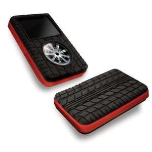  ifrogz Treadz   Black and Red Case for iPod 30/60/80 GB 