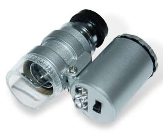 60 X Portable LED Mini Microscope Case For iPhone 4  