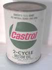 castrol oil can paper and steel 