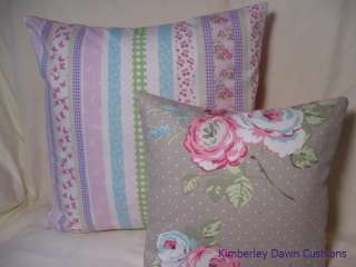 Shabby Chic Laura Ashley Clementine Stripe Pink Blue Green Large 