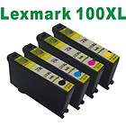 Pack Cartouche encre LEXMARK 100 XL 100XL Noire +Coul S305 S405 S505 