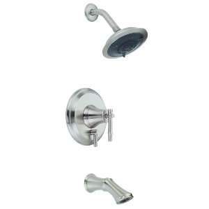 Danze D500045BN South Sea Single Handle Tub and Shower Faucet with 6 