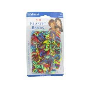    500 pk assorted colors small elastic hair bands Pack Of 96 Beauty