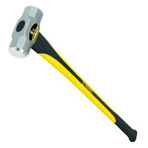  Truper 30928 6 Pound Sledge Hammer, Fiberglass Handle with 