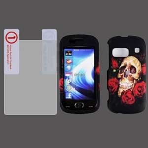  + Rose Hard Protector Case With Crystal Clear LCD Screen Protector 