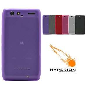  Hyperion Motorola DROID RAZR MAXX 4G Matte Purple TPU Case 