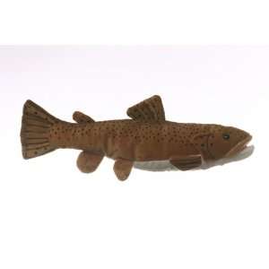    10 Brown Trout Fish Plush Stuffed Animal Toy Toys & Games