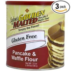 Carbons Golden Malted Waffle and Pancake Mix, Gluten Free, 2.06 Pound 