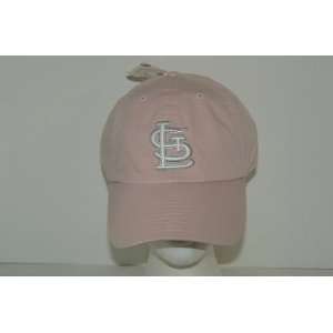  MLB St Louis Cardinals Pink Womens Lady Fitted Hat Cap 
