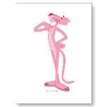 Pink Panther Standing Proud Postcard by pinkpanther