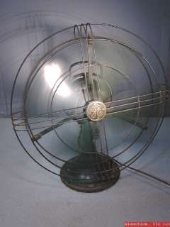 Vintage Heavy Duty GE 3 Speed Oscillating Desk Fan  