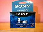 SONY 8mm Standard 120 min Video Tapes 027242202504  