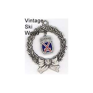  Wreath Ornament 10th Mountain Division