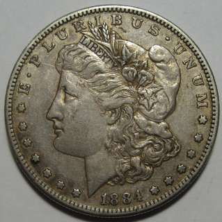 1884 S XF++ MORGAN Dollar, SUPER COLOR & EYE APPEAL  