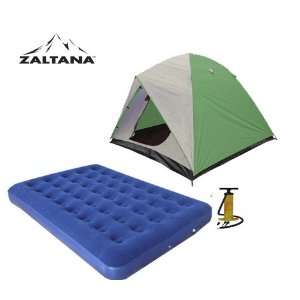 PERSON TENT WITH AIR MATTRESS(DOUBLE) AND AIR PUMP SET