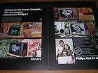 1976 PHILIPS TV TELEVISION BUENA IMAGEN 2PG PRINT AD in SPANISH
