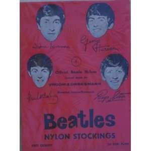  Beatles Nylon Stockings 1964 NEMS Enterainment Lic. 1ST 