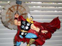 SEALED 19 THOR CLASSIC ACTION STATUE W/ SPINNING HAMMER RANDY BOWEN 