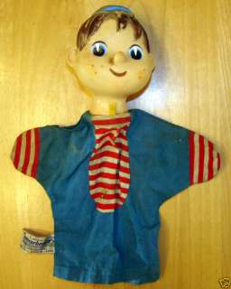 Vintage Knickerbocker Pinocchio Hand Puppet  