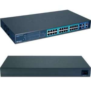  24 Port 10/100/1000 PoE Switch Electronics