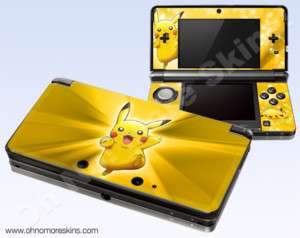 Nintendo 3DS Skin Vinyl Decal   Pokemon Pikachu #2  