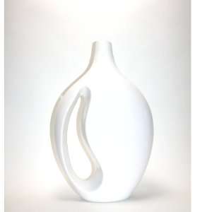  Lifestyle Ceramic Vase White 16 Ht. 