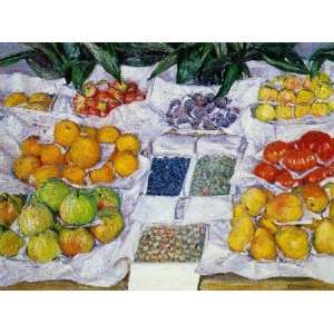     32 x 24 inches   Fruit Displayed on a Stand (1