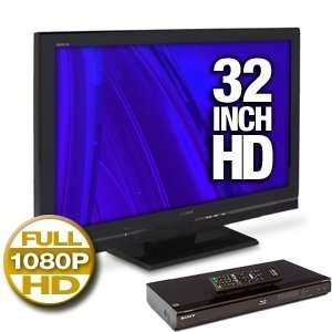  Sony KDL32S5100 BRAVIA 32 LCD HDTV Bundle Electronics