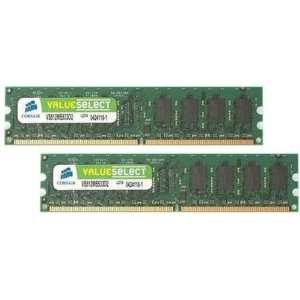  4 GB DDR2 667 Corsair Memory PC2 5300 2* 2GB DDR PC RAM 