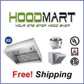 11 Grease Makeup Air Exhaust Hood System Stainless Kitchen Vent 