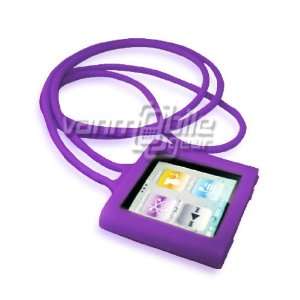 VMG For Apple iPod Nano 6 6th Generation Silicone Skin Case   PURPLE 