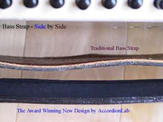 Premium Pro. Accordion/Accordian Bass Strap Leather,NEW  