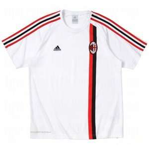  adidas Mens AC Milan Core T Shirt