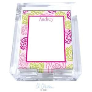    Bloom Personalized Memo Notes w/Acrylic Holder