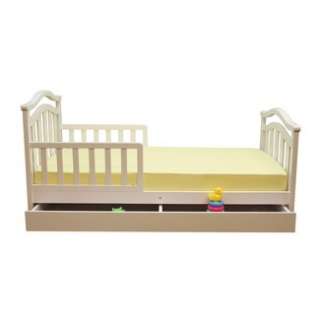 Dream on Me Elora Toddler Bed Trundle Storage Drawer WHITE ~ 650 W 