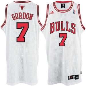  adidas Chicago Bulls #7 Ben Gordon White Home Swingman 