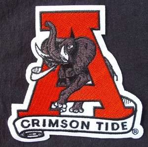 ALABAMA CRIMSON TIDE COLLEGE NCAA ELEPHANT LOGO PATCH  