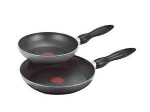    T fal A821S274 Wearever 2pc Fry Set Black