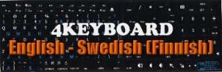  Mac English   Swedish / Finnish stickers