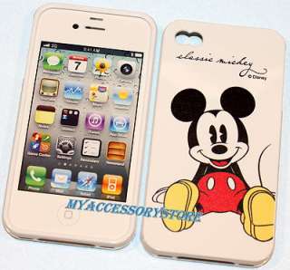   Mickey Mouse Silicone Rubber Jelly Cell Phone Skin Case Cover  
