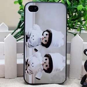   Apple 4   generation Sets of silicone Soft cartoon mobile phone shell