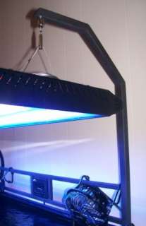   design and construct a custom light hanger for your open top aquarium